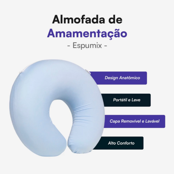 Almofada Amamentação Travesseiro NASA