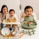 Kit 8 Peças Introdução Alimentar de Silicone para Bebês e Crianças sem BPA