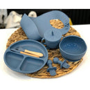 Kit 8 Peças de Talheres de Silicone para Bebês e Crianças sem BPA