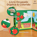 Brinquedos Maleta Sensoriais Básicos De Habilidades De Vida Para Toddlers Montessori Busy Board - Ideal para viagens de Avião