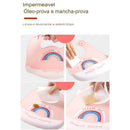 Kit 8 Pçs, Conjunto De Refeição Em Silicone Para Bebê, Prato com Ventosa, 100% Silicone, Babador Com Estampa